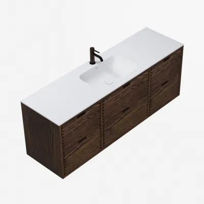 CPH Tapwork Soft 160 - MKIII, Fingertappet Snedkermøbel i Røget Eg inkl. Mathvid SolidTec® Vask