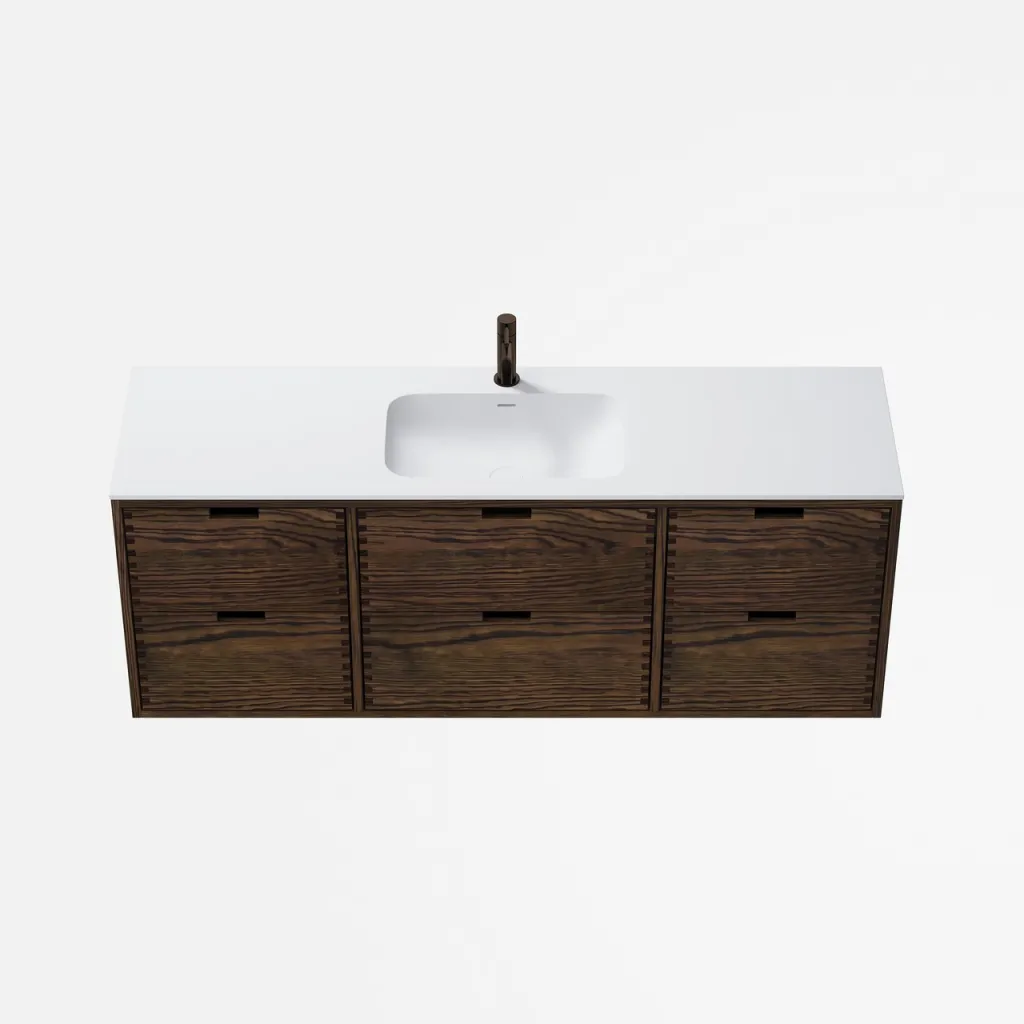 CPH Tapwork Soft 160 - MKIII, Fingertappet Snedkermøbel i Røget Eg inkl. Mathvid SolidTec® Vask