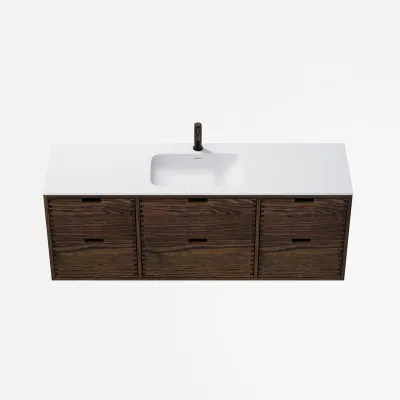 CPH Tapwork Soft 160 - MKIII, Fingertappet Snedkermøbel i Røget Eg inkl. Mathvid SolidTec® Vask