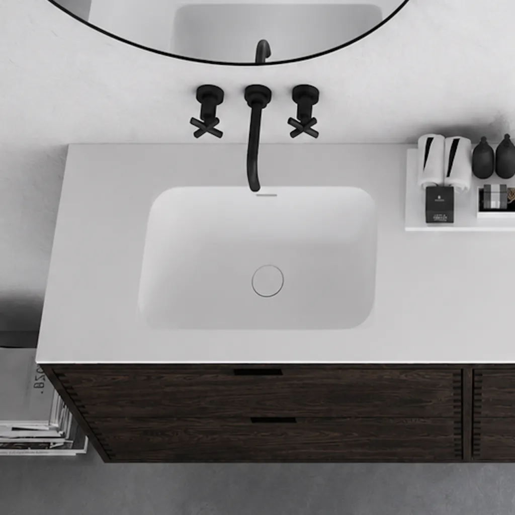 CPH Tapwork Soft 160D - MKIII, Fingertappet Snedkermøbel i Røget Eg inkl. Mathvid SolidTec® Vask