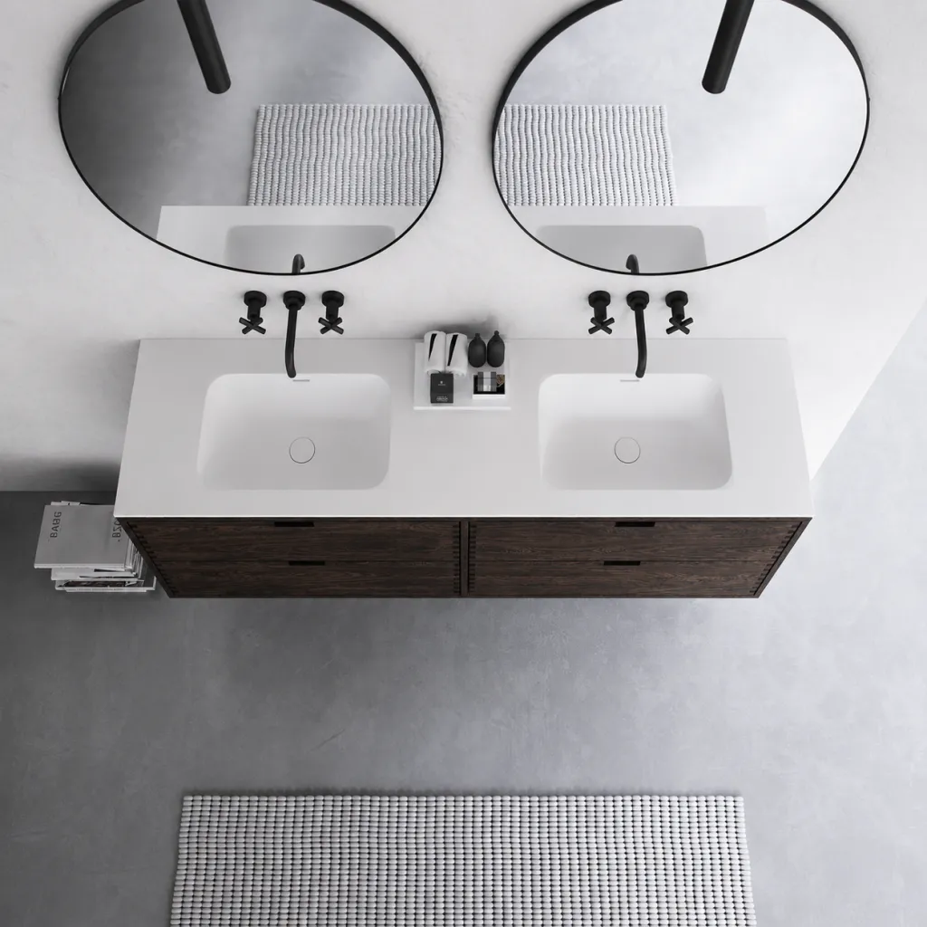 CPH Tapwork Soft 160D - MKIII, Fingertappet Snedkermøbel i Røget Eg inkl. Mathvid SolidTec® Vask