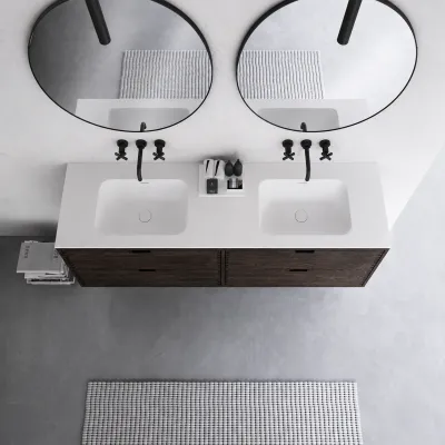 CPH Tapwork Soft 160D - MKIII, Fingertappet Snedkermøbel i Røget Eg inkl. Mathvid SolidTec® Vask