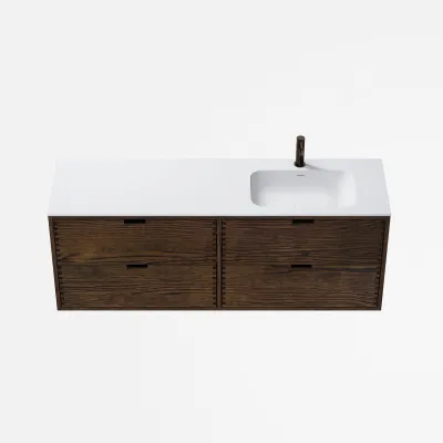 CPH Tapwork Soft 160R - MKIII, Fingertappet Snedkermøbel i Røget Eg inkl. Mathvid SolidTec® Vask
