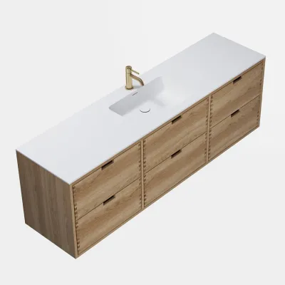 CPH Tapwork Soho 180C - MKIII, Fingertappet Snedkermøbel i Natur Eg inkl. Mathvid SolidTec® Vask