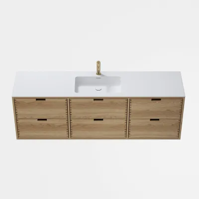 CPH Tapwork Soho 180C - MKIII, Fingertappet Snedkermøbel i Natur Eg inkl. Mathvid SolidTec® Vask