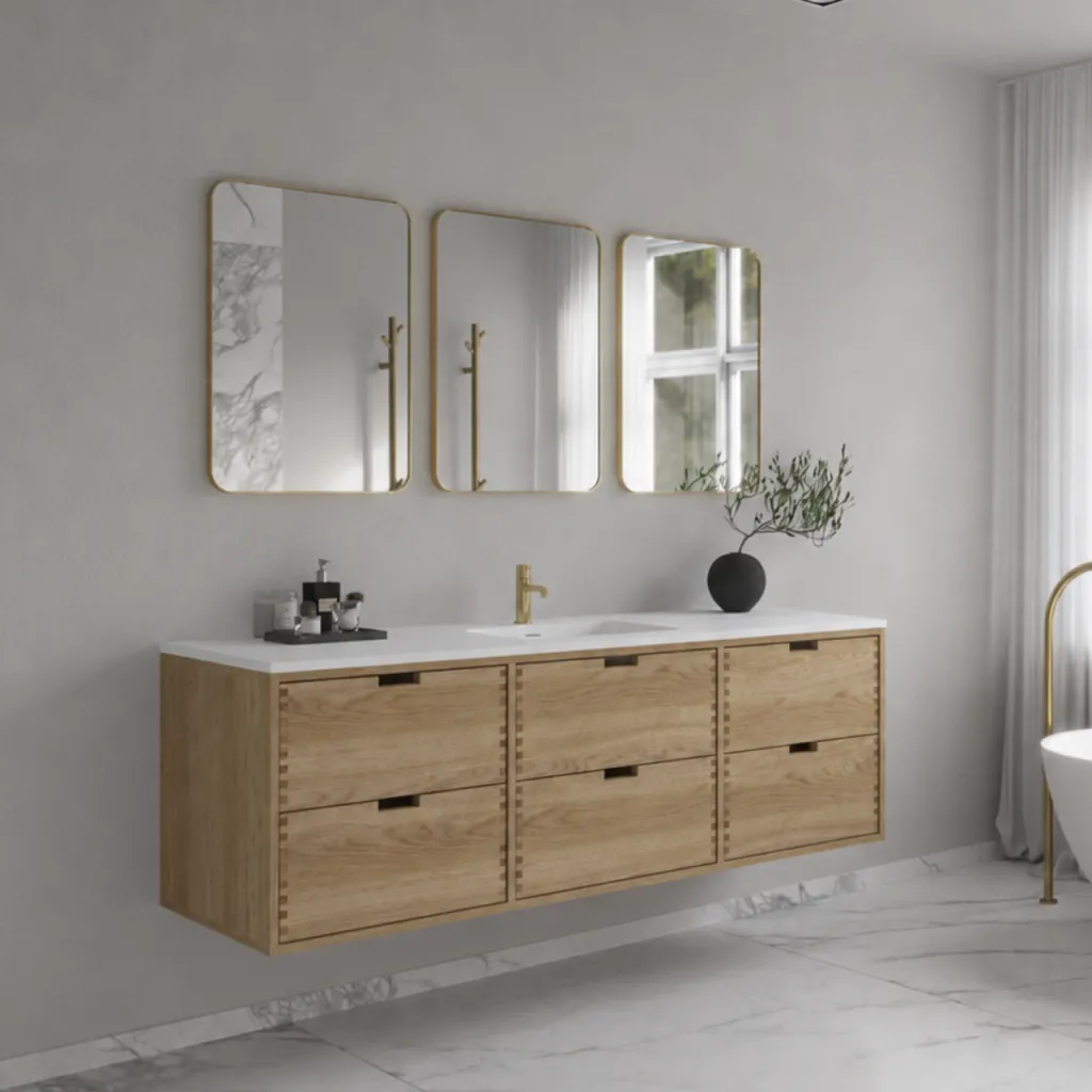 CPH Tapwork Soho 180C - MKIII, Fingertappet Snedkermøbel i Natur Eg inkl. Mathvid SolidTec® Vask