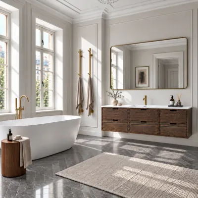 CPH Tapwork Soft 180 - MKIII, Fingertappet Snedkermøbel i Røget Eg inkl. Mathvid SolidTec® Vask