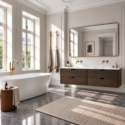CPH Tapwork Soft 180D - MKIII, Fingertappet Snedkermøbel i Røget Eg inkl. Mathvid SolidTec® Vask