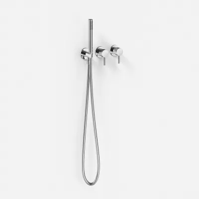 Semplice SBR801 S13 - Brusesæt Ø40 cm, Væg, Krom 