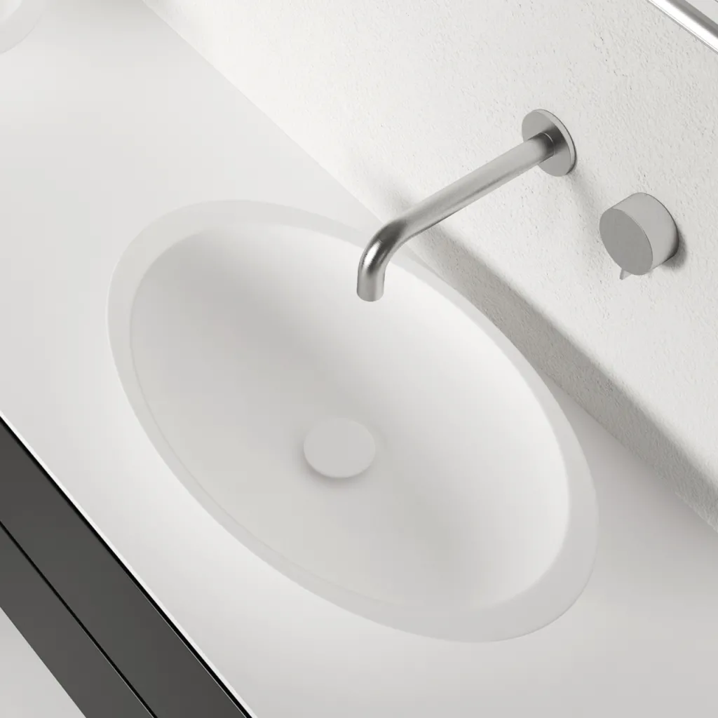 Shape 60 - 60x35 Vaskebowle, Mathvid SolidTec®