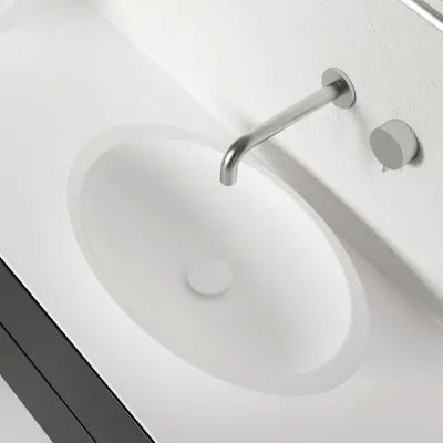 Shape 60 - 60x35 Vaskebowle, Mathvid SolidTec®