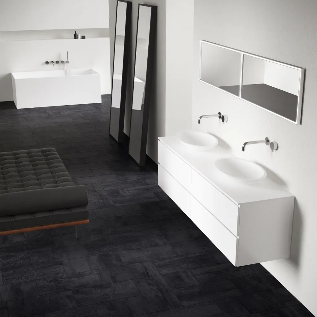 Shape 60 - 60x35 Vaskebowle, Mathvid SolidTec®