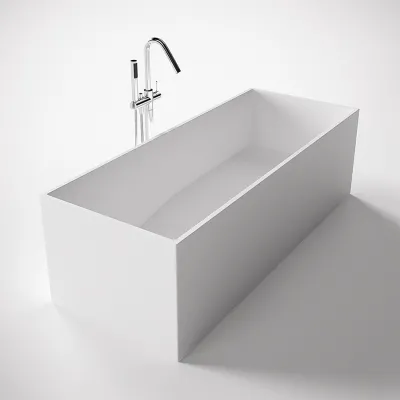 Frozen Tub 180 - Badekar 180x76, Massiv Mathvid SolidTec®