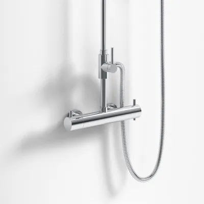 Semplice Rain DeLuxe STB6000 - Ø20, Termostatsæt, Krom