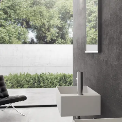 Kubo 50SL - 50x30, Vask til venstre Mathvid SolidTec®