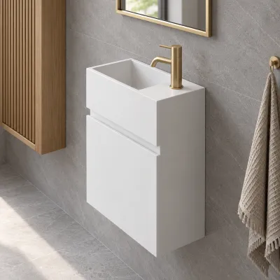 Compact 02L - Vaskemøbel 40x20, Mathvid SolidTec®