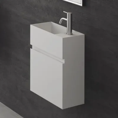 Compact 02L - Vaskemøbel 40x20, Mathvid SolidTec®