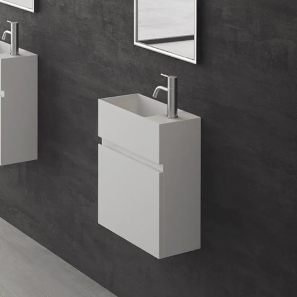 Compact 02L - Vaskemøbel 40x20, Mathvid SolidTec®