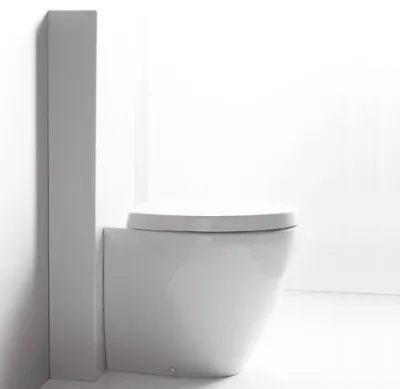 Spazio LFT09 - Gulvstillet Toilet, Hvid Porcelæn