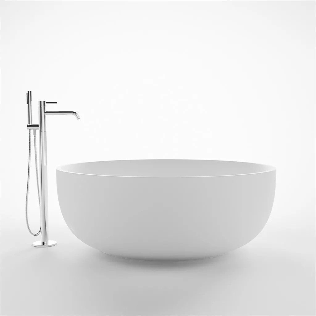 Cheese Ø135 - Badekar Ø135, Massiv Mathvid SolidTec®