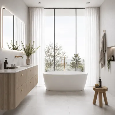 Milano Cello 165 - Badekar 165x72 cm, Blank Hvid