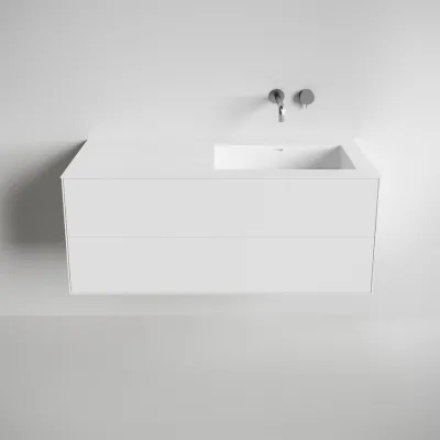 Copenhagen Chic 120R - Badmøbel, Corian®, Mathvid