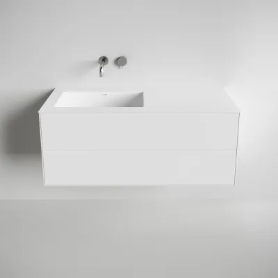 Copenhagen Chic 120L - Badmøbel, Corian®, Mathvid