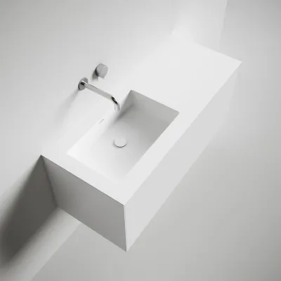 Copenhagen Chic 120L - Badmøbel, Corian®, Mathvid