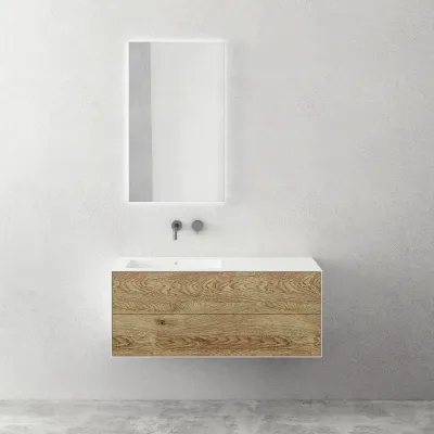 Copenhagen Chic 120L - Corian®, Raw Wild Oak