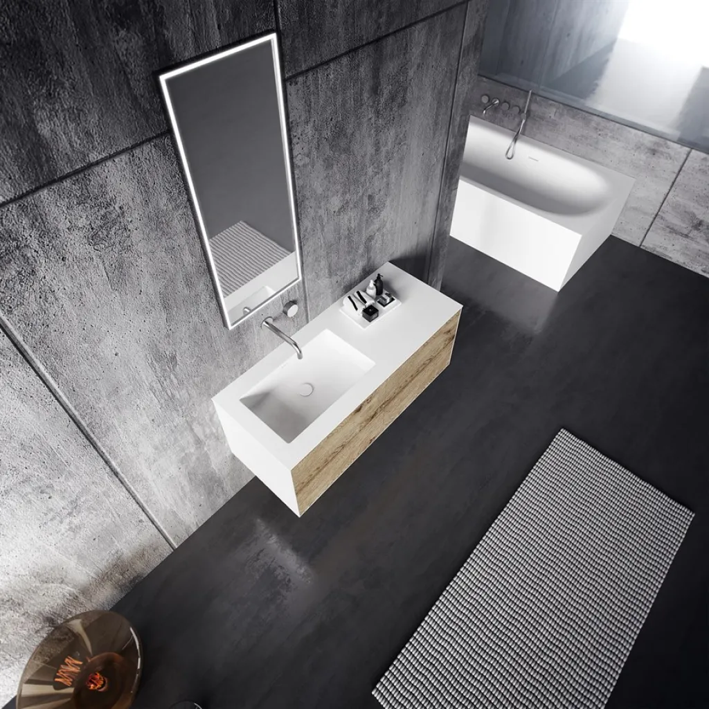 Copenhagen Chic 120L - Corian®, Raw Wild Oak