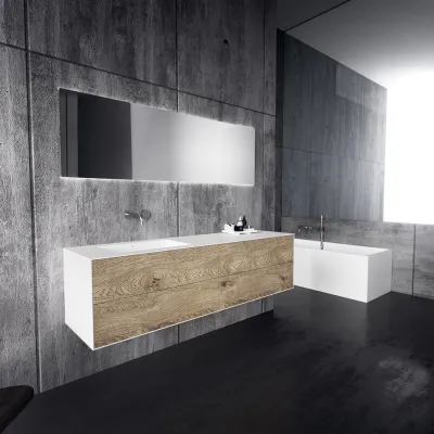 Copenhagen Chic 180L - Corian®, Raw Wild Oak