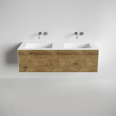 Copenhagen Chic 160D - Corian®, Raw Wild Oak