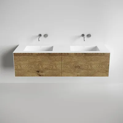 Copenhagen Chic 180D - Corian®, Raw Wild Oak