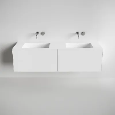 Copenhagen Chic 180D - Badmøbel, Corian®, Mathvid