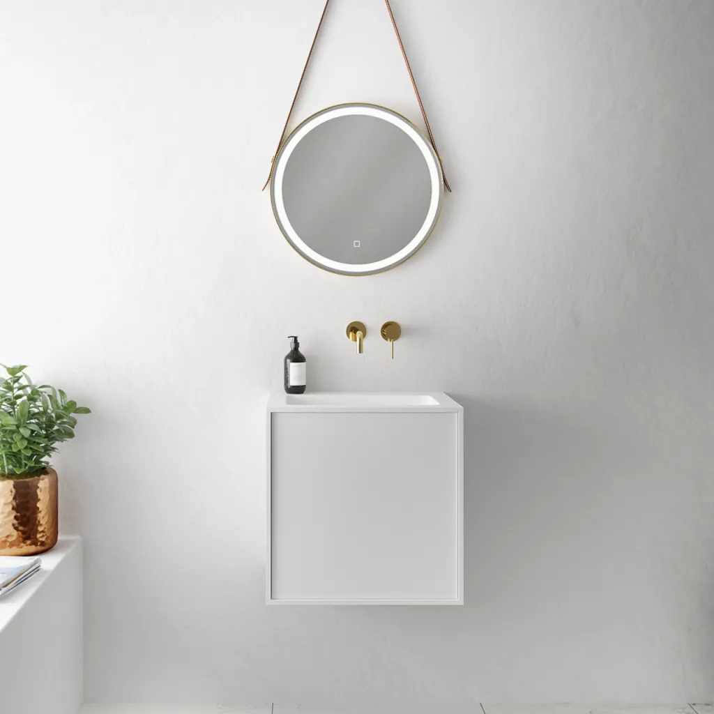Compact Waterproof 50x40 - Vaskemøbel, Mathvid SolidTec®