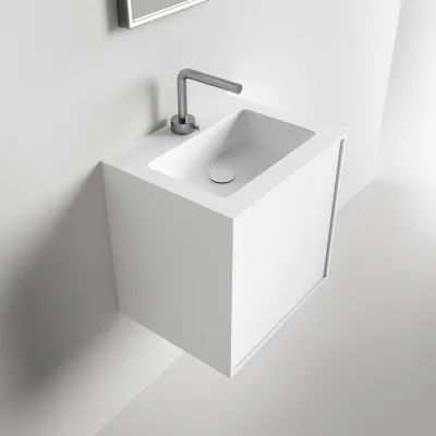 Compact Waterproof 50x40 - Vaskemøbel, Mathvid SolidTec®