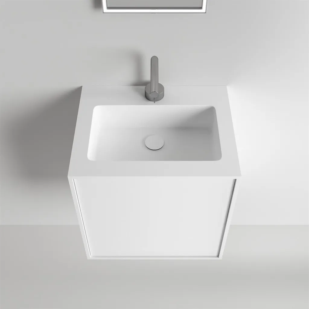 Compact Waterproof 50x40 - Vaskemøbel, Mathvid SolidTec®