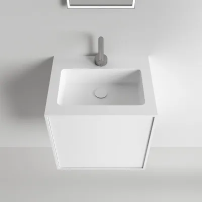Compact Waterproof 50x40 - Vaskemøbel, Mathvid SolidTec®
