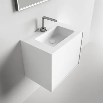 Compact Waterproof 60x40 - Vaskemøbel, Mathvid SolidTec®