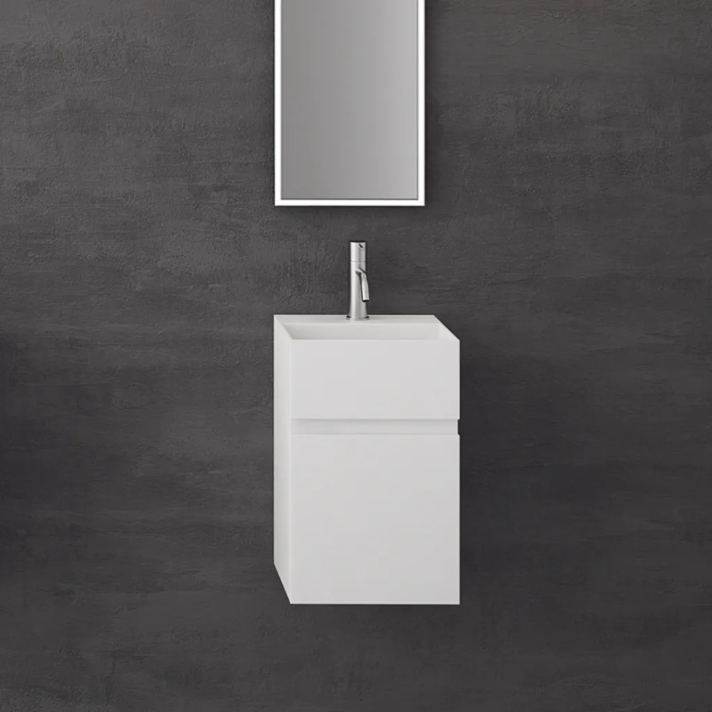 Compact 05 - Vaskemøbel 32x28, Mathvid SolidTec®