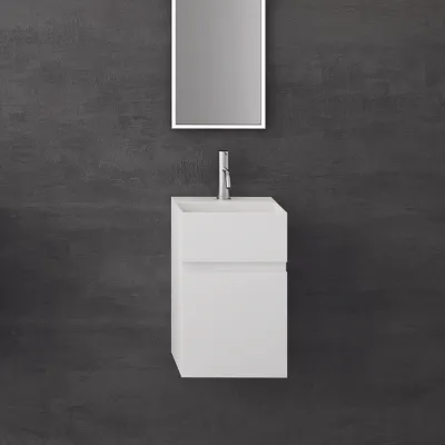 Compact 05 - Vaskemøbel 32x28, Mathvid SolidTec®