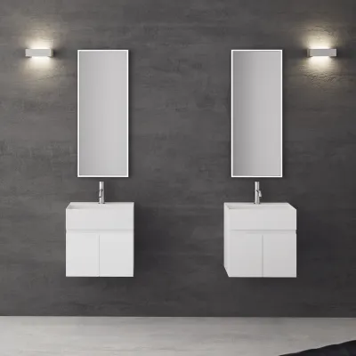 Compact 06 - Vaskemøbel 50x30, Mathvid SolidTec®