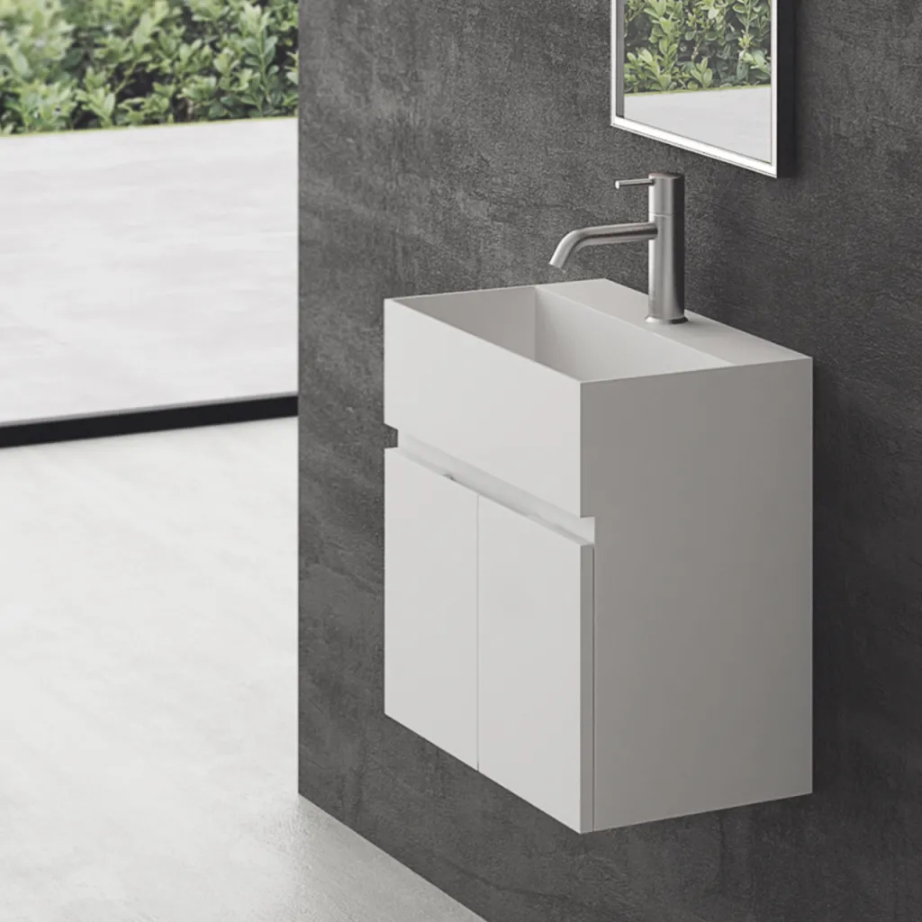 Compact 06 - Vaskemøbel 50x30, Mathvid SolidTec®