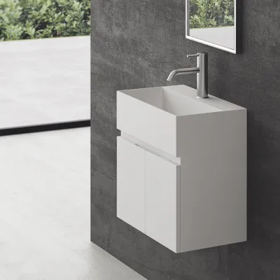 Compact 06 - Vaskemøbel 50x30, Mathvid SolidTec®