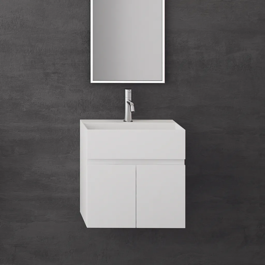 Compact 06 - Vaskemøbel 50x30, Mathvid SolidTec®