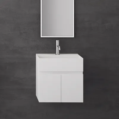 Compact 06 - Vaskemøbel 50x30, Mathvid SolidTec®
