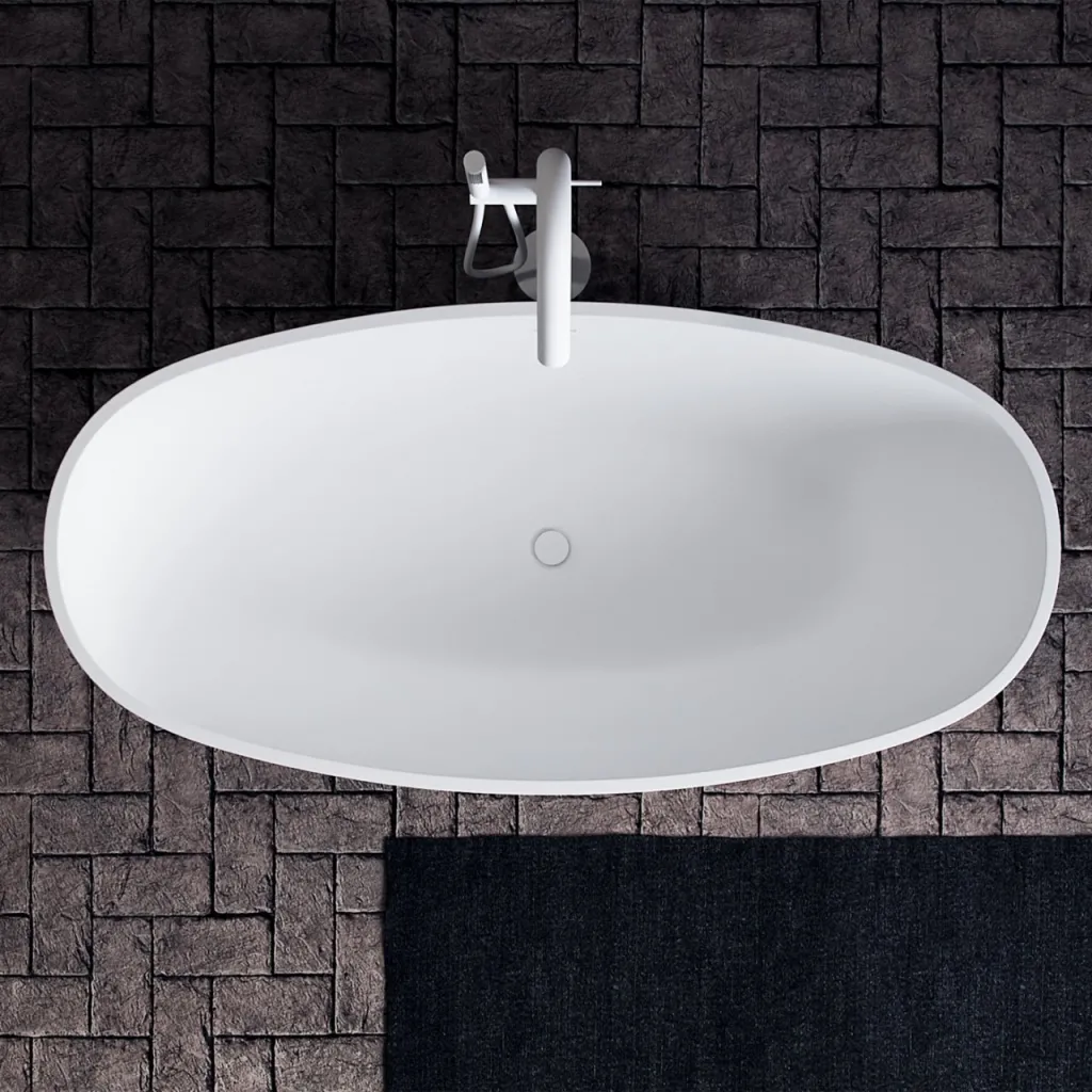 Pulcher® Mood 165 - Badekar 165x78, Mathvid SolidTec®