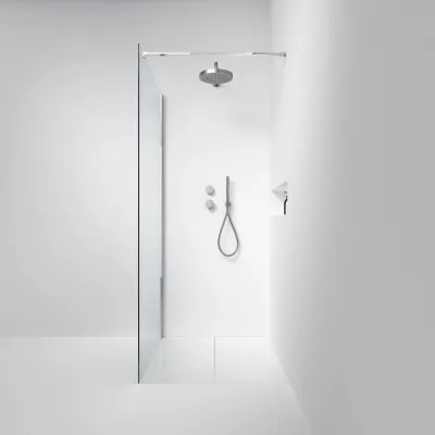 Minimalism M100W - Brusevæg 8 mm, 97,5 x 200h, Easy Clean