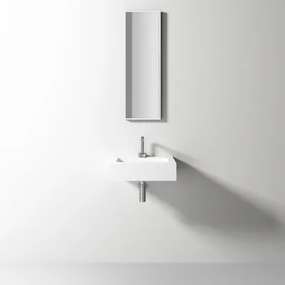 Waterproof 50 - 50x40 cm Håndvask, Mathvid SolidTec®