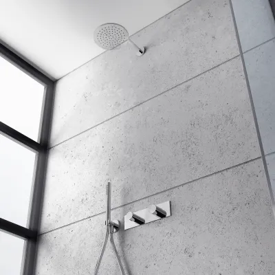 Nostromo A12 Rain DeLuxe - Ø20 Termostat brusesæt, Krom